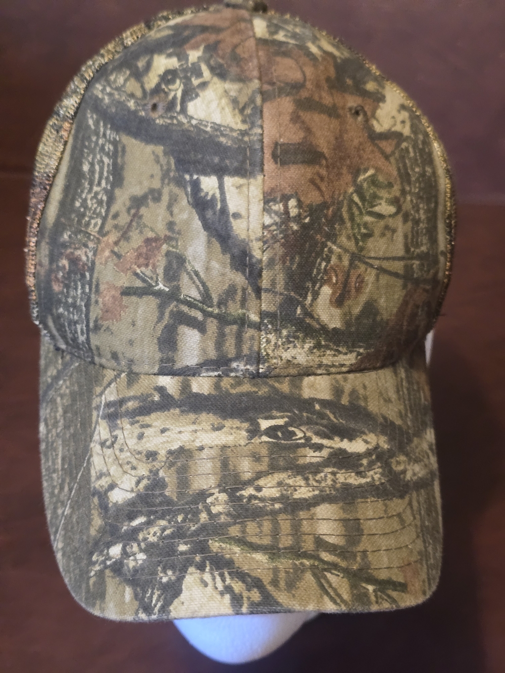 Signature by Levi Strauss Camo Baseball Cap in Brown Green Tan